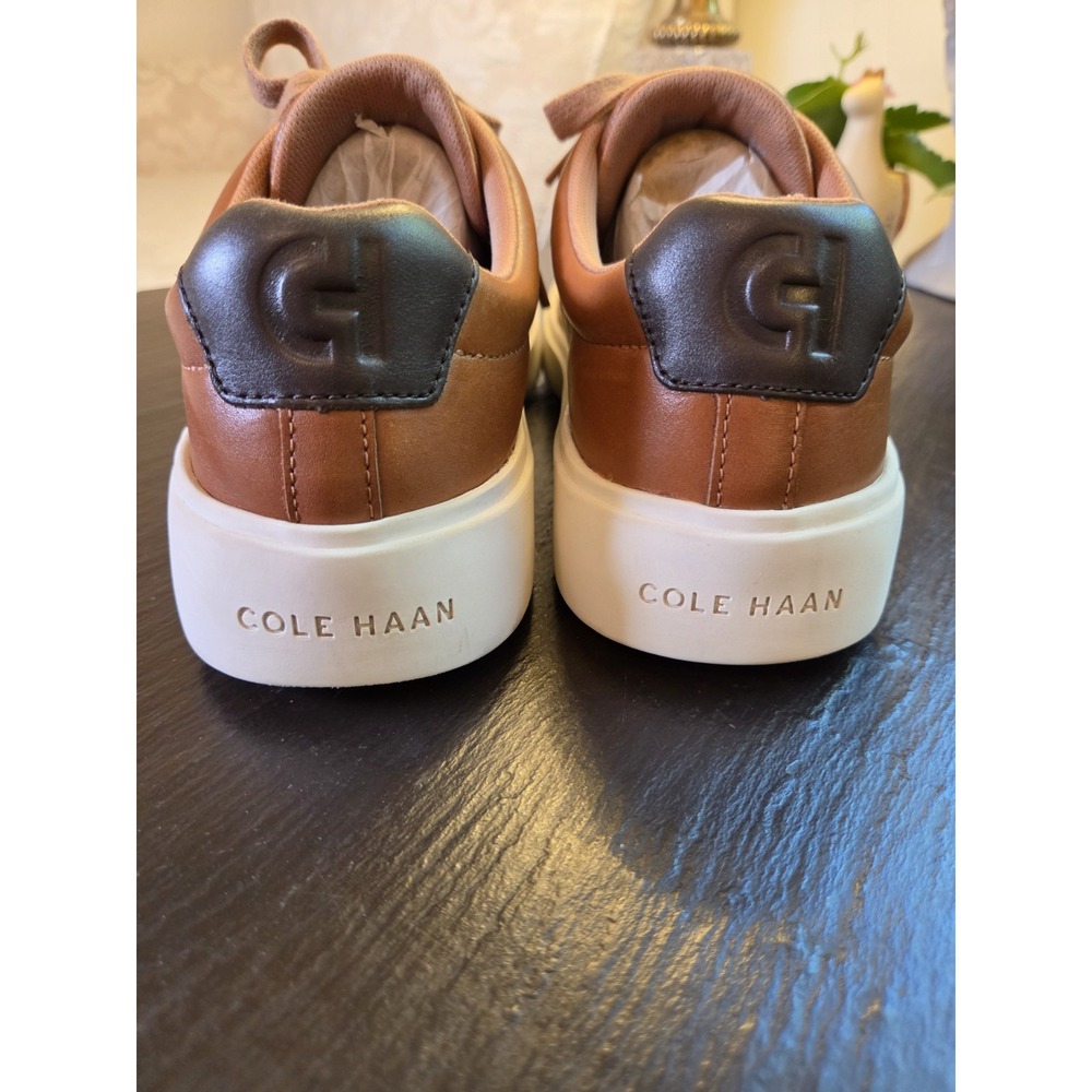 Cole Haan Men's Grand Crosscourt Traveler Sneakers C36657 British Tan Size 7.5M - Picture 5 of 11